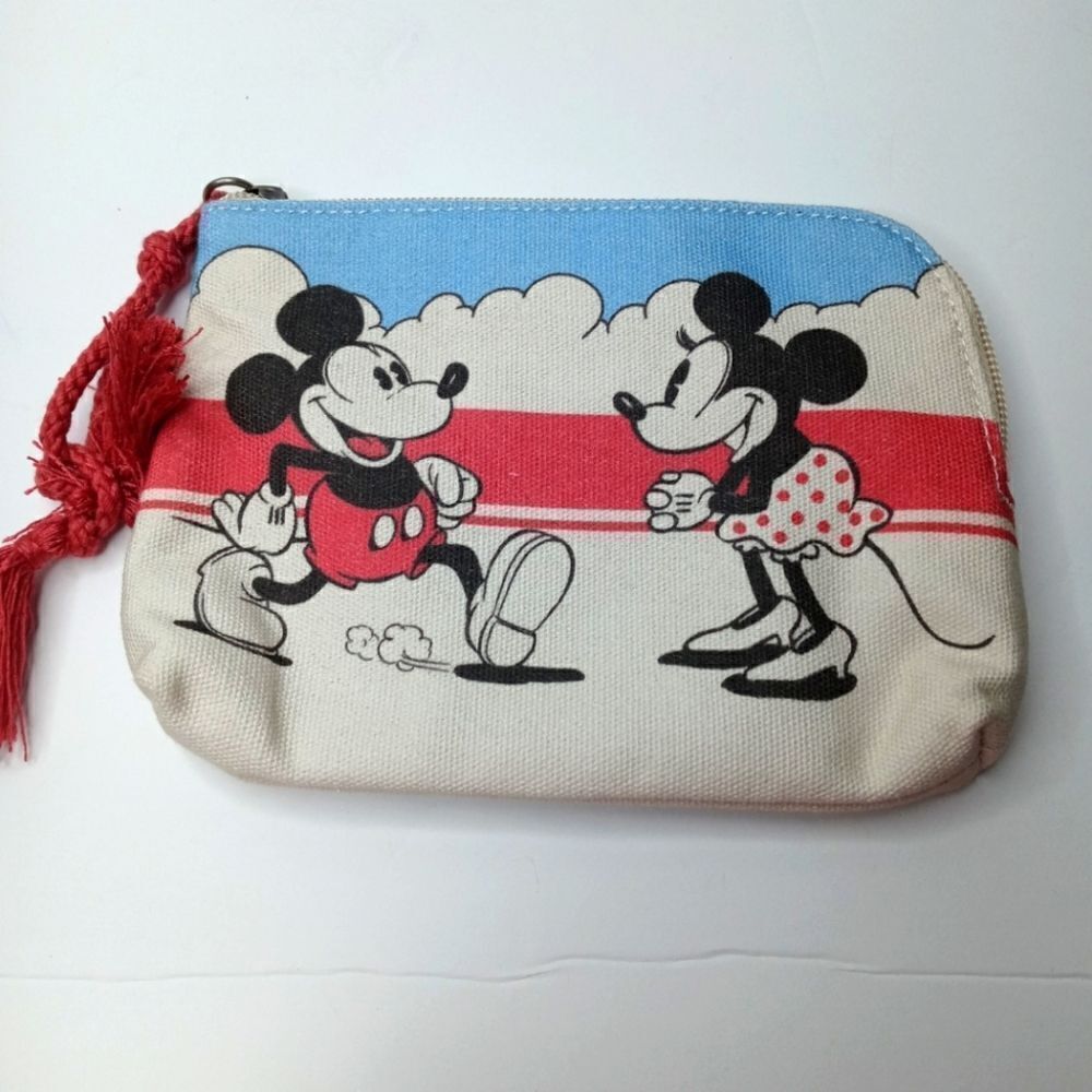 Disney X Junk Food Mickey and Minnie Mouse Pouch